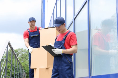 Local movers supporting a home and office relocation