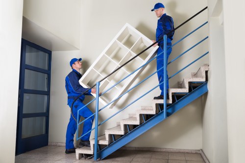 Local removals team planning a move near Earlscourt flats