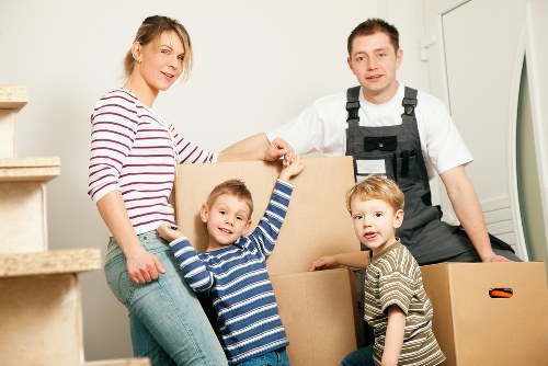 Movers helping with a residential move in Earlscourt