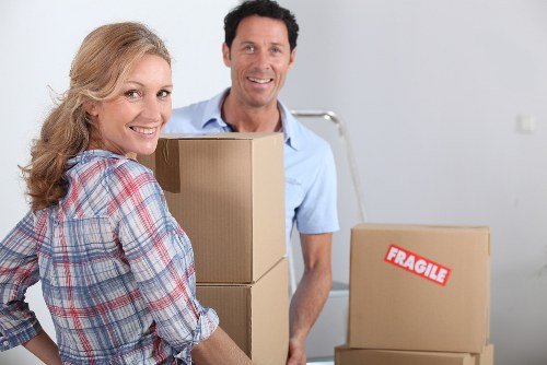 Packing office equipment and files for a commercial relocation